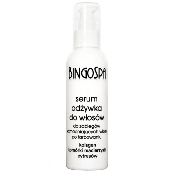 .BINGOSPA Serum odżywka do włosów - kolagen, komórki macierzyste cytrusów 150g .
